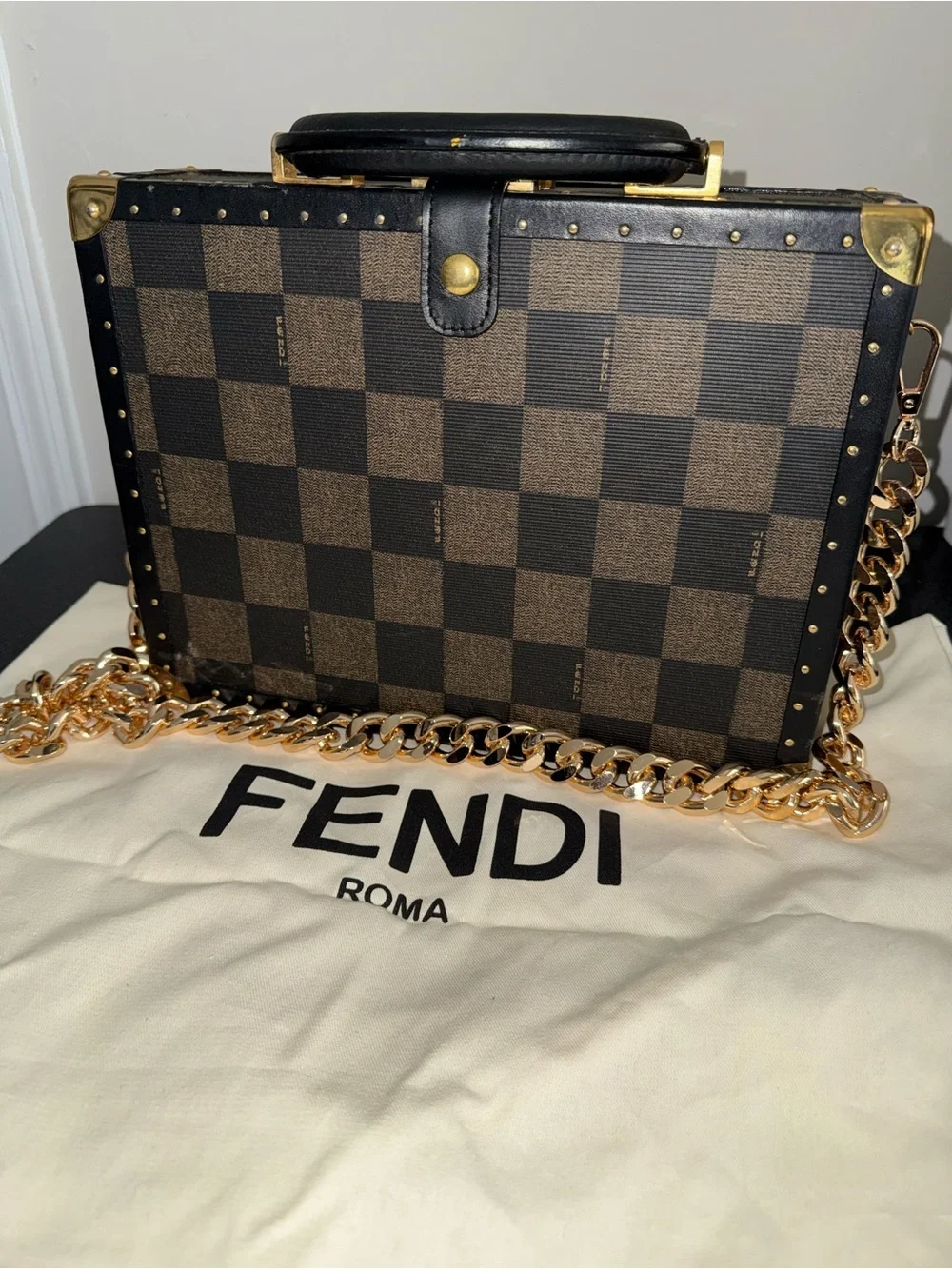 Fendi Trunk Case Bag RARE